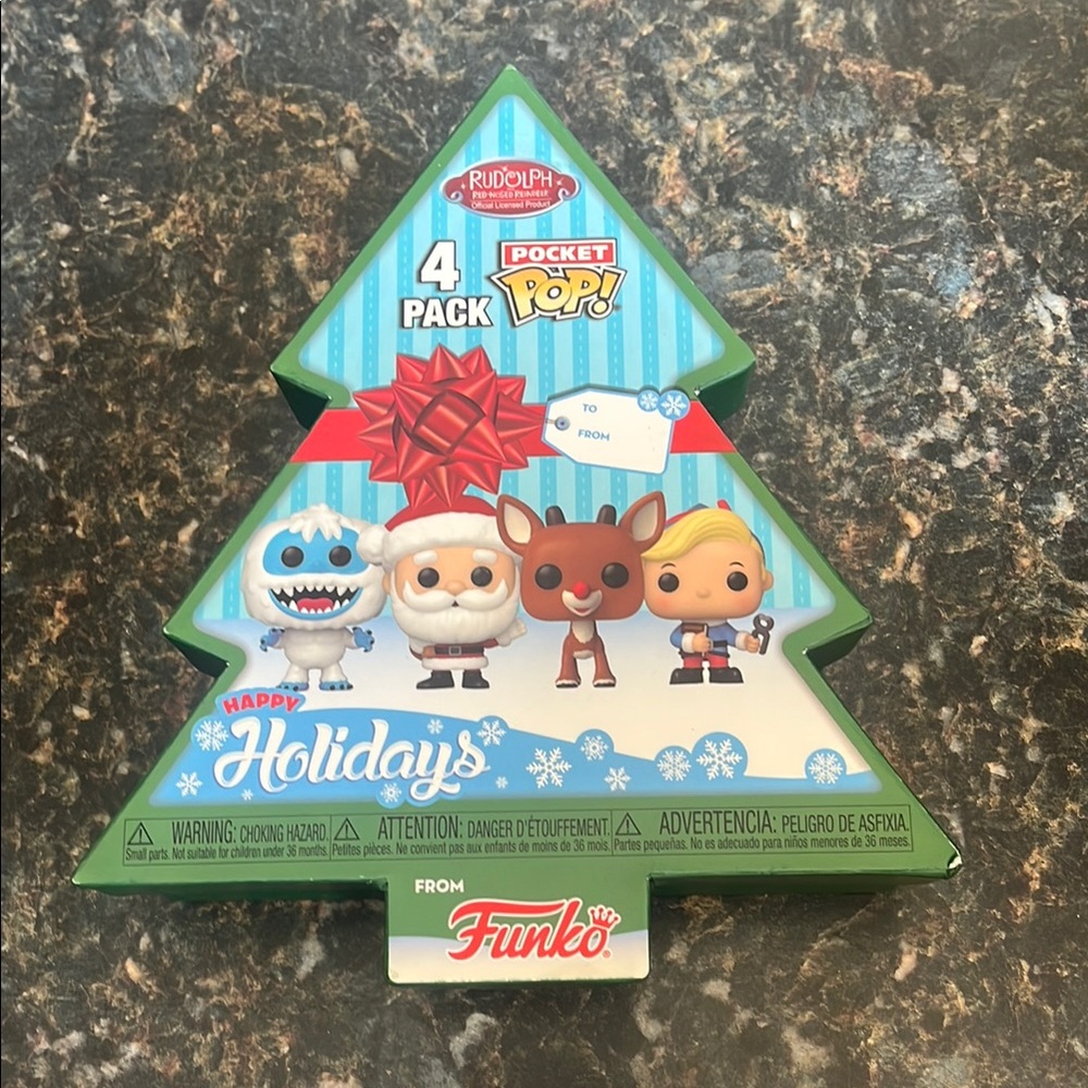 Funko Holiday Pocket Pop! 4-Pack - Green and Red